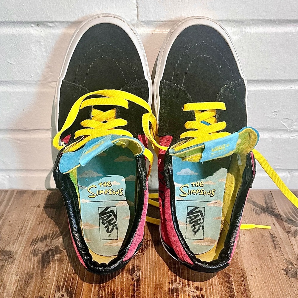 ❌SOLD❌ Vans Sk8-Low El Barto The Simpsons, Women’s SZ 8.5 GUC - Picture 9 of 10
